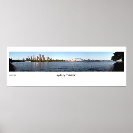 Sydney Harbor Panorama Poster (Vorne)