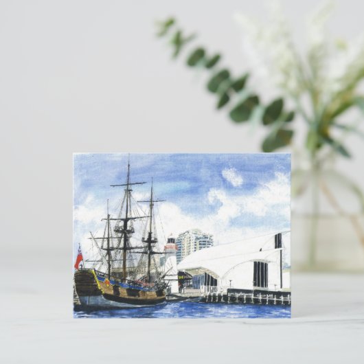 "Sydney Harbor" Postkarte (Stehend Vorderseite)