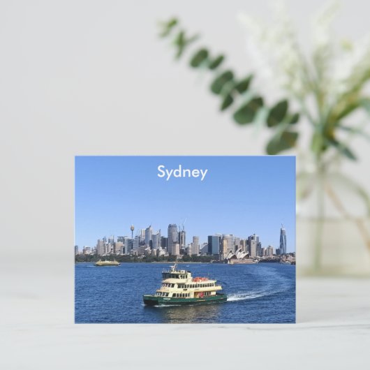 Sydney Harbor Postkarte (Stehend Vorderseite)