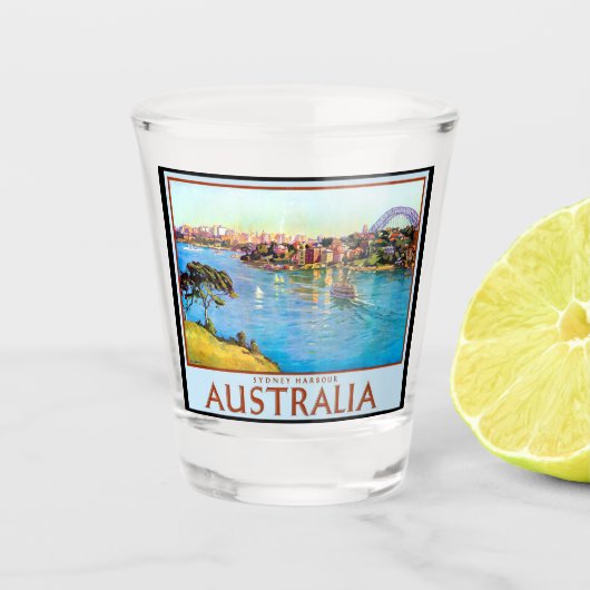 Sydney Harbor Shot Glass Schnapsglas (Vorderseite)