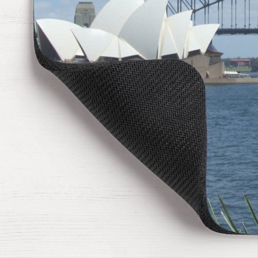 Sydney Harbor Skyline Mousepad (Ecke)