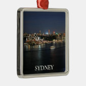 Sydney Harbour am Circular Quay Silbernes Ornament (Rechts)