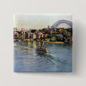 Sydney Harbour Australia Button (Vorderseite)