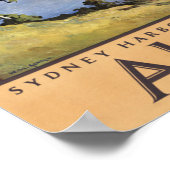 Sydney Harbour Australia Poster (Ecke)