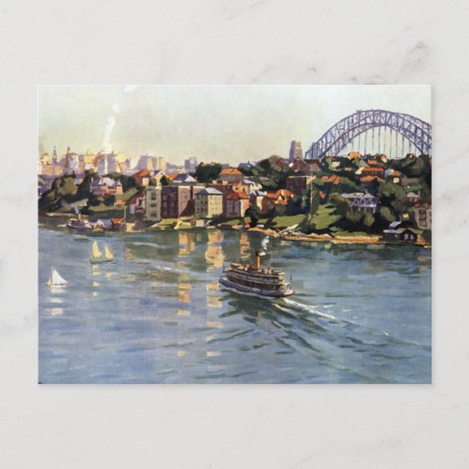 Sydney Harbour Australia Postkarte (Vorderseite)