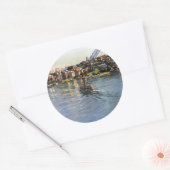 Sydney Harbour Australia Runder Aufkleber (Umschlag)