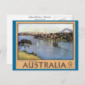 Sydney Harbour, Australien Postkarte (Vorne/Hinten)