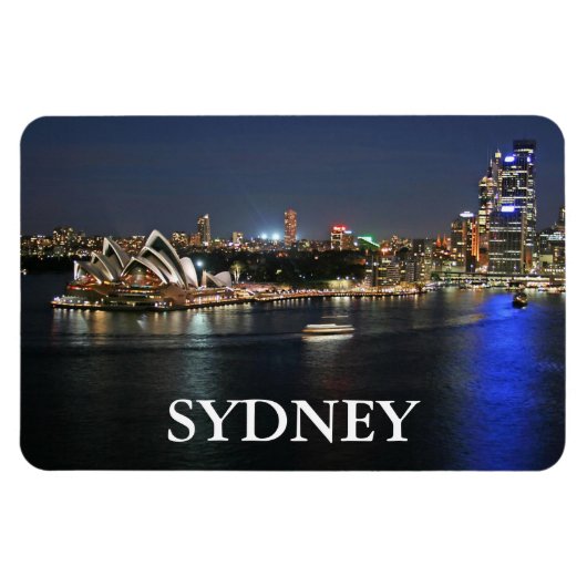 Sydney Harbour bei Circular Quay Magnet (Horizontal)