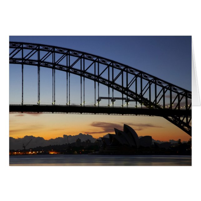 Sydney Harbour Bridge and Sydney Opera House at 2 (Vorderseite (Horizontal))