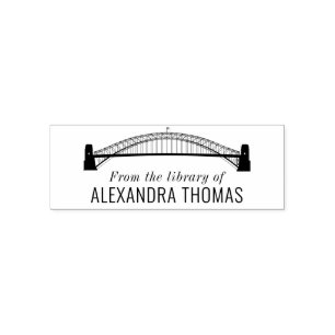 Sydney Harbour Bridge „Aus der Bibliothek von“ Buc Permastempel