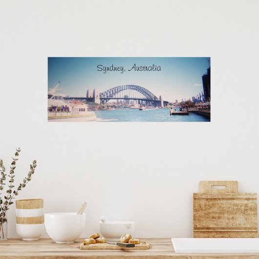 Sydney Harbour Bridge, Australien Poster (Küche)