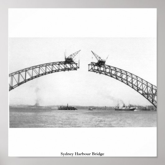 Sydney Harbour Bridge, Australien Poster (Vorne)