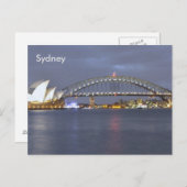 Sydney Harbour Bridge Australien Postkarte (Vorne/Hinten)