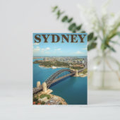 Sydney Harbour Bridge Australien Postkarte (Stehend Vorderseite)