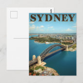 Sydney Harbour Bridge Australien Postkarte (Vorne/Hinten)