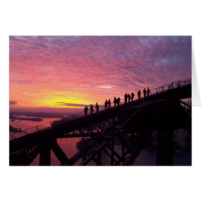 Sydney Harbour Bridge bei Sunset (Vorderseite (Horizontal))