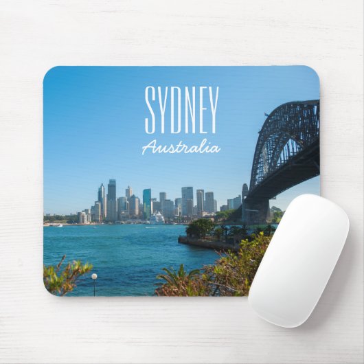 Sydney Harbour Bridge City Skyline Australien Mousepad (Mit Mouse)