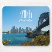 Sydney Harbour Bridge City Skyline Australien Mousepad (Vorne)