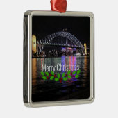 Sydney Harbour Bridge - Frohe Weihnachten! Ornament Aus Metall (Rechts)