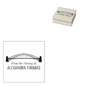 Sydney Harbour Bridge "From the Library" Book Gummistempel (Stempel)