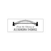 Sydney Harbour Bridge "From the Library" Book Permastempel (Design)