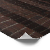 Sydney Harbour Bridge Gray Mist Poster (Ecke)