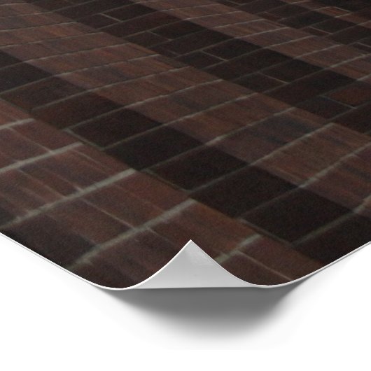 Sydney Harbour Bridge Gray Mist Poster (Ecke)