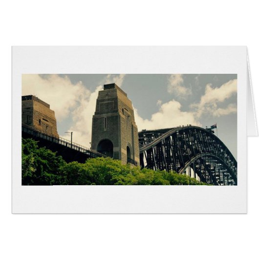Sydney Harbour Bridge Greeting Card (Vorderseite (Horizontal))