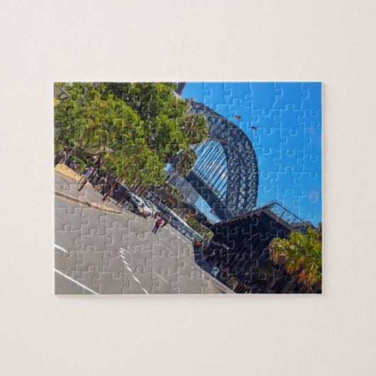 Sydney Harbour Bridge in Sydney Australien Puzzle (Horizontal)