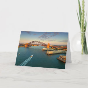 Sydney Harbour Bridge Luftkarten Karte