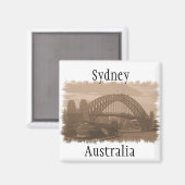 Sydney Harbour Bridge Magnet (Vorderseite/Rückseite)