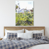 Sydney Harbour Bridge mit einheimischen Pflanze Leinwanddruck (Insitu (Schlafzimmer))