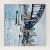 Sydney Harbour Bridge mit Yachten Puzzle (Horizontal)