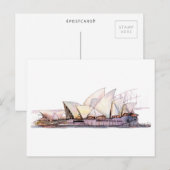 Sydney Harbour Bridge Opera House Australien Postkarte (Vorne/Hinten)
