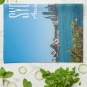 Sydney Harbour Bridge & Opera House Skyline Geschirrtuch (Gefaltet)