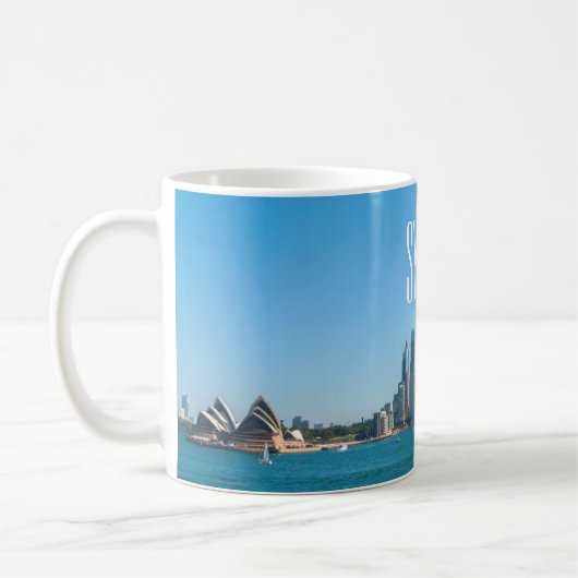 Sydney Harbour Bridge & Opera House Skyline Kaffeetasse (Links)