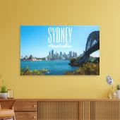 Sydney Harbour Bridge & Opera House Skyline Leinwanddruck (Insitu (Wohnzimmer))