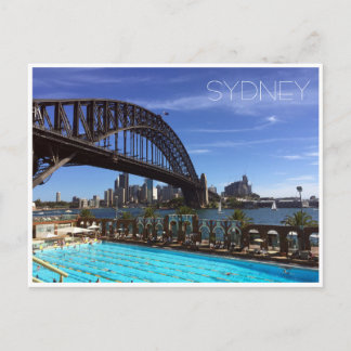 Sydney Harbour Bridge Pool Postkarte