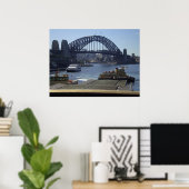 Sydney Harbour Bridge Poster (Heimbüro)