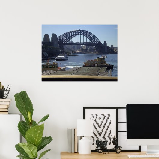 Sydney Harbour Bridge Poster (Heimbüro)