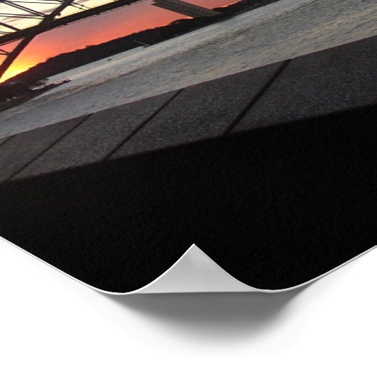 Sydney Harbour Bridge Poster (Ecke)