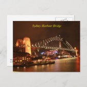 Sydney Harbour Bridge Postkarte (Vorne/Hinten)