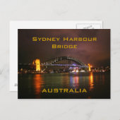 Sydney Harbour Bridge Postkarte (Vorne/Hinten)