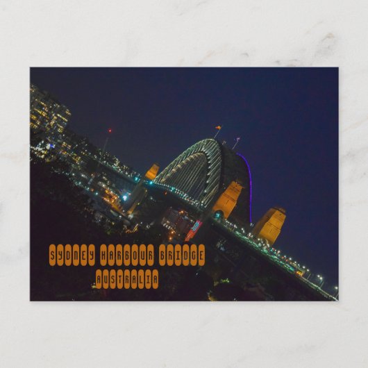 Sydney Harbour Bridge Postkarte (Vorderseite)