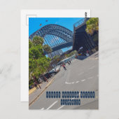Sydney Harbour Bridge Postkarte (Vorne/Hinten)