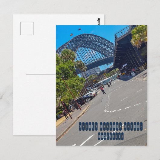 Sydney Harbour Bridge Postkarte (Vorne/Hinten)