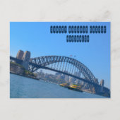 Sydney Harbour Bridge Postkarte (Vorderseite)