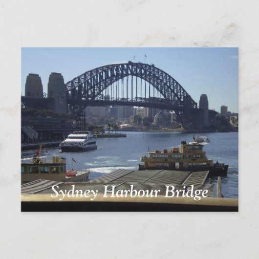 Sydney Harbour Bridge Postkarte (Vorderseite)