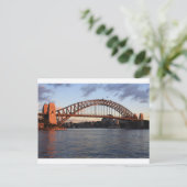 Sydney Harbour Bridge Postkarte (Stehend Vorderseite)