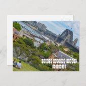 Sydney Harbour Bridge Postkarte (Vorne/Hinten)